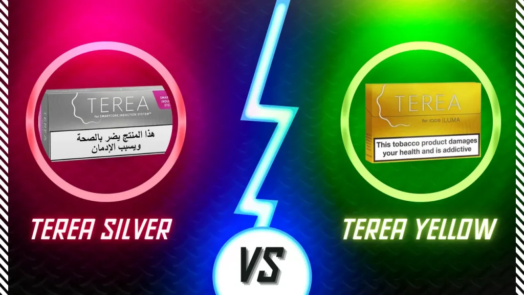 Order IQOS TEREA Silver & Yellow Sticks Online in Dubai