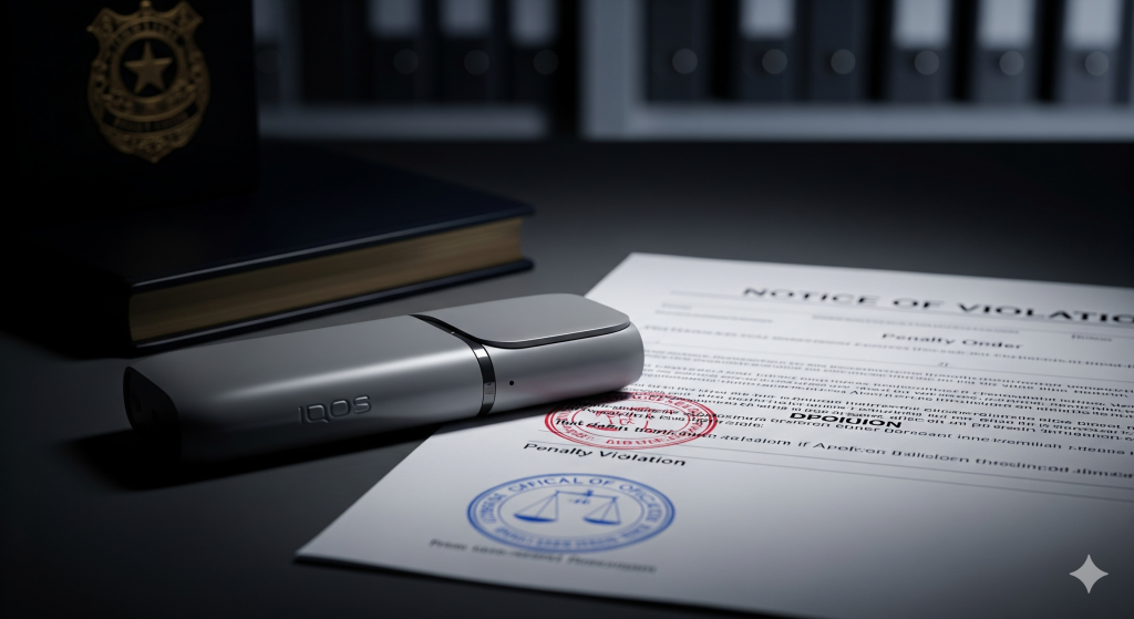 Penalties for Illegal Use or Sale of IQOS