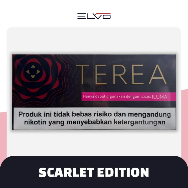IQOS TEREA Scarlet Edition Indonesia heated tobacco product for IQOS ILUMA
