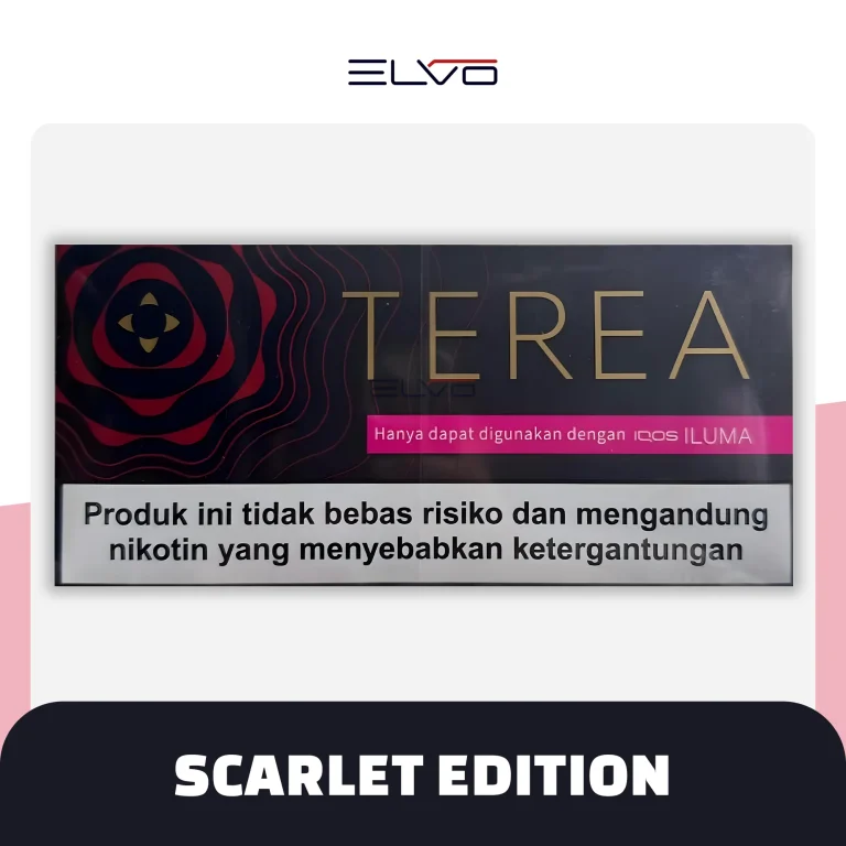 IQOS TEREA Scarlet Edition Indonesia heated tobacco product for IQOS ILUMA