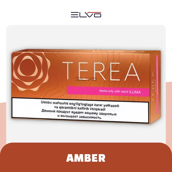 TEREA Amber Uzbekistan pack for IQOS ILUMA available in UAE